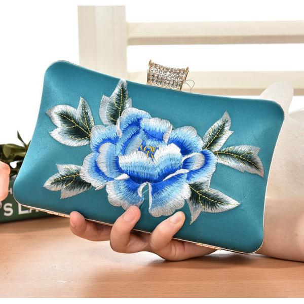 European and American vintage evening bags embroidered clutch bride