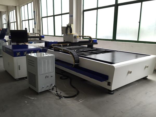 Metal Sheet CNC Laser Cutting Equipment with Laser Power 1200 watt  , 380V / 50HZ