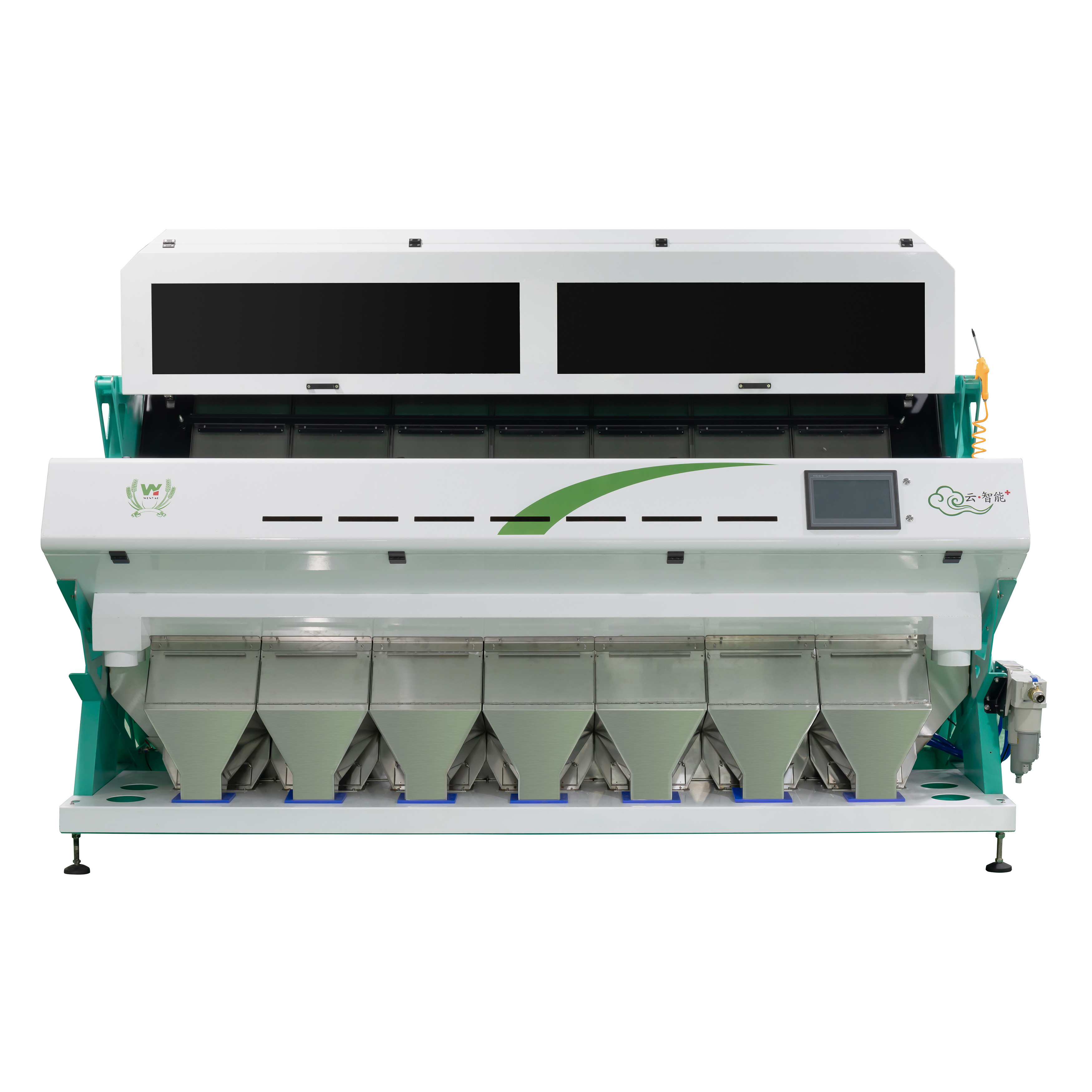 Сортировщица цвета 7-10T/H WENYAO с камерами RGB и 5400 камерами пикселов