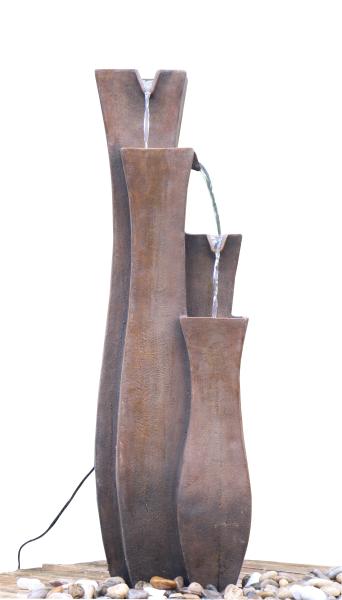 Hand Cast Large Outdoor Tiered Water Fountains In Flower Pot Shape