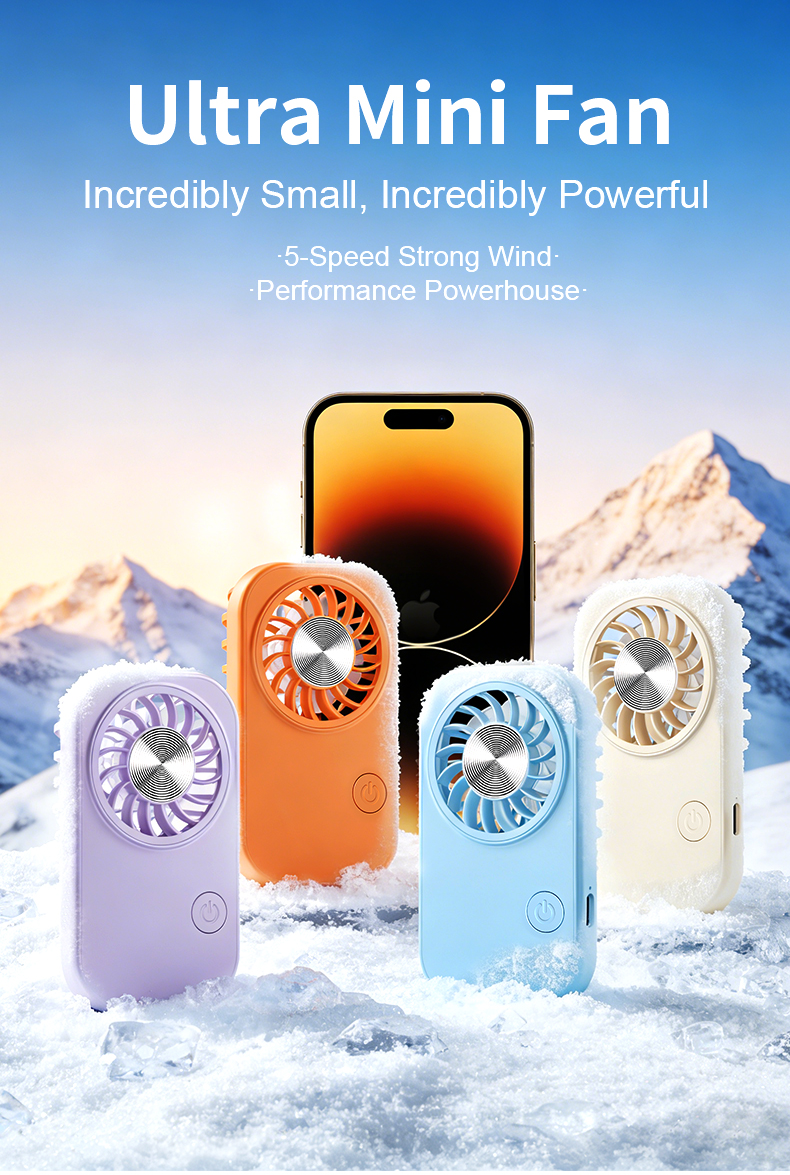 ODM Custom Macaron Color Pocket Fan | Affordable Promotional Gift for Wedding Birthday Events Rechargeable Handheld Cooling Fan