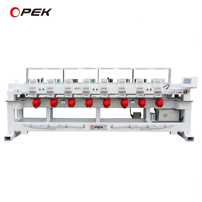 High Speed Industrial Automatic Flat Embroidery Making Machine with Dahao 528 Computer