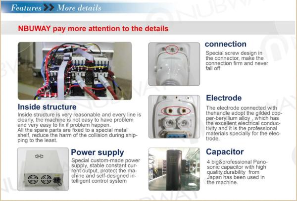 Factory price semiconductor + water + air super strong cooling system ipl hair removal machine