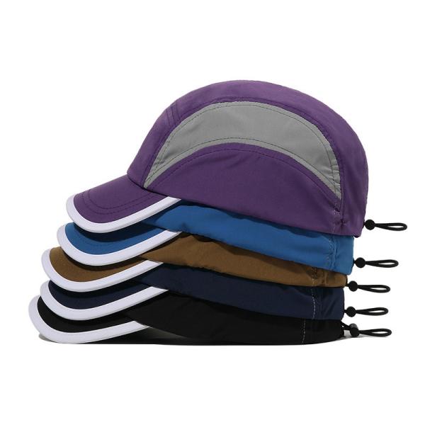 Nouveau chapeau de baseball de sport sec et rapide ombrage de soleil extérieur léger respirant chapeau de camping