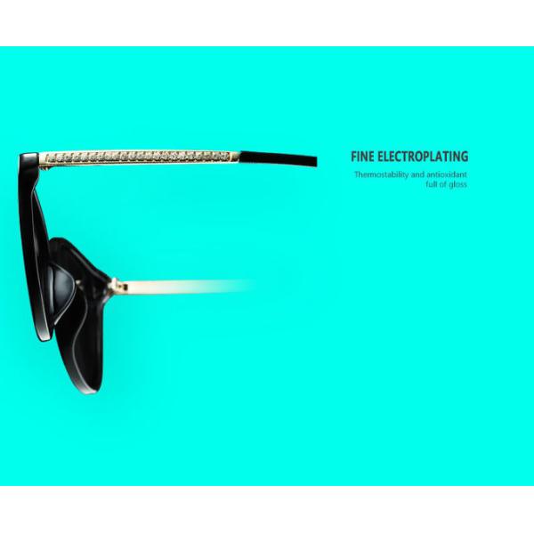 Retro Round Classic Women Handmade Cat Eye Sunglasses