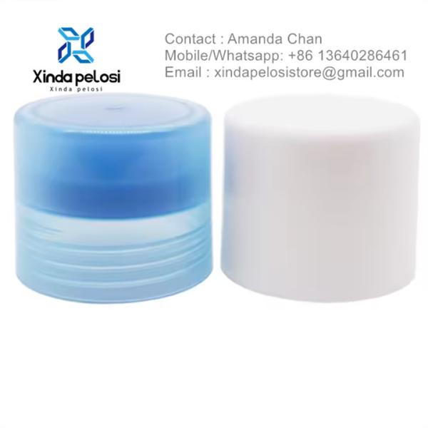 Настройки пластиковые круглые губка бутылка крышка ручная щетка голова для косметической упаковки в продаже