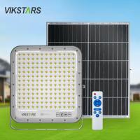 Batería de reemplazo 60w 100w 200w 300w luces solares de inundación con lentes de PC
