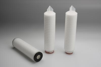 Le micron PPH pp de la double couche OD68.5mm 0,45 arrosent la cartouche filtrante