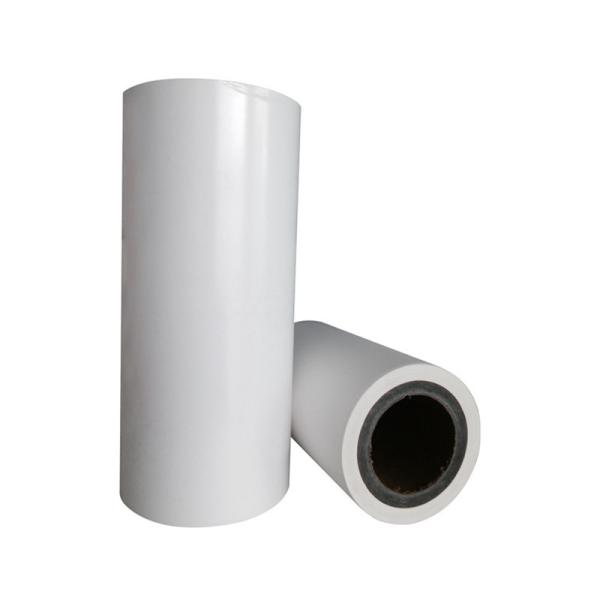 High Gloss 1 inch Core 18mic BOPP Pre-Coating Thermal Lamination Plastic Film For Paper Packaging