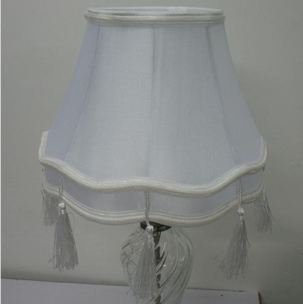 Gold Barrel Victoria Lamp Shade 21*40*26cm With Beaded Fringe