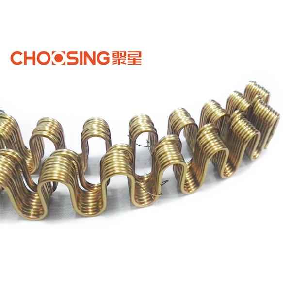 21 Inch Deep Arch Serpentine Springs For Furniture , No Sag Springs 3.4mm Upholstery