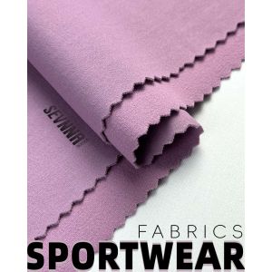 Recycled Lycra Fabric with SPF50 Protection 150cm Width Circular Knit Stretch Material for Activewear
