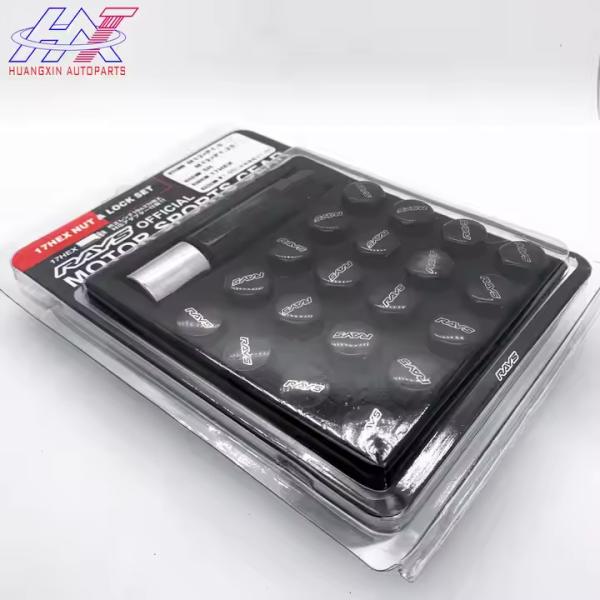 ユニバーサル・ホイール・ラグ・ナッツ 鋼 17mm ヘクササイズ 細い糸タイプ
