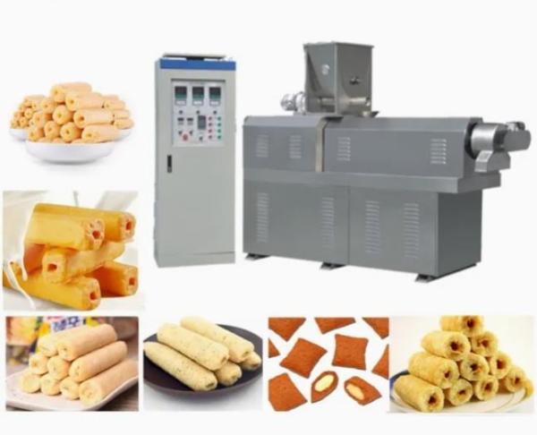 Machine soufflée d'extrudeuse de nourriture/faire frire la chaîne de fabrication de casse-croûte