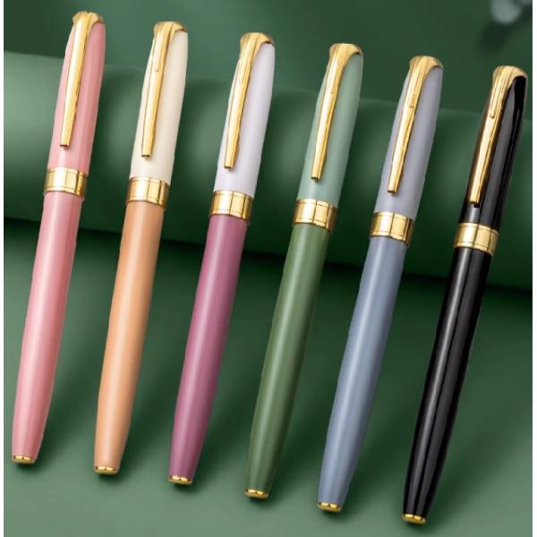 Metal Neutral pen ballpoint pen, high-end business signature pen with custom logo office pen with gift box student pen