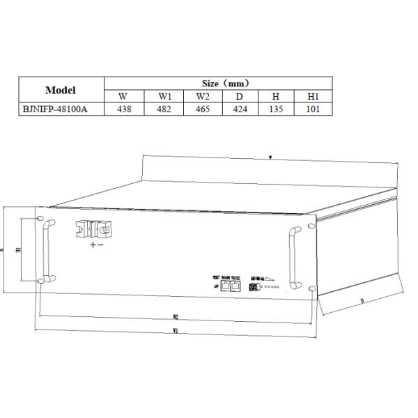 Литий-ионный аккумулятор 48V 100AH IEC62133 UPS телекоммуникаций волчка