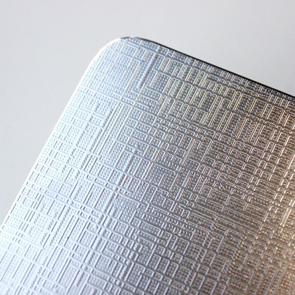  Embossed Stainless Steel Sheet Metal Plate Slit Edge Sheet
