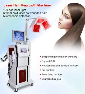 Vertical PDT LED Light Therapy Machine 650nm Laser Hair Growth Comb