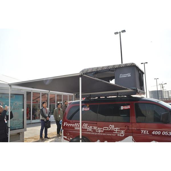 Single Layer Sunsail Hard Shell Car Roof Top Tent for Outdoor Entertainment