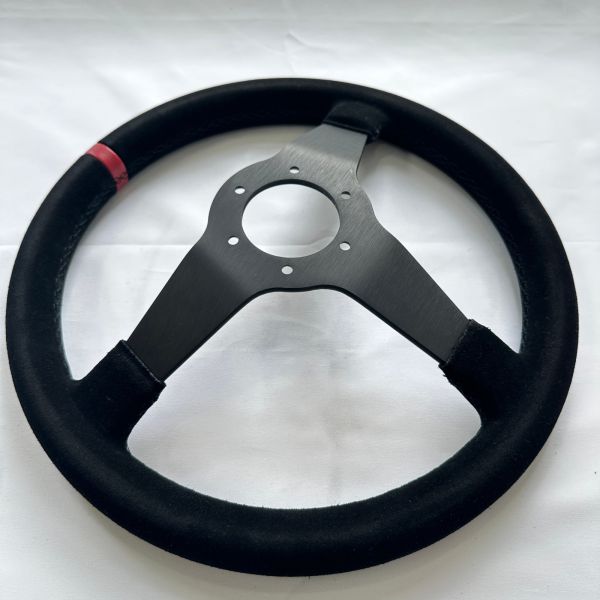 14 Inch 350MM Suede Racing Car Steering Motorsport Steering Wheel