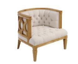 Upholstered Modern Fabric Dining Room Chairs Oak Wood French Style Eco Friendly