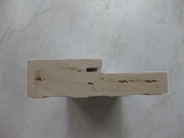 Dos moldes decorativos internos do PVC da espuma da prova da traça quadro de porta composto plástico de madeira