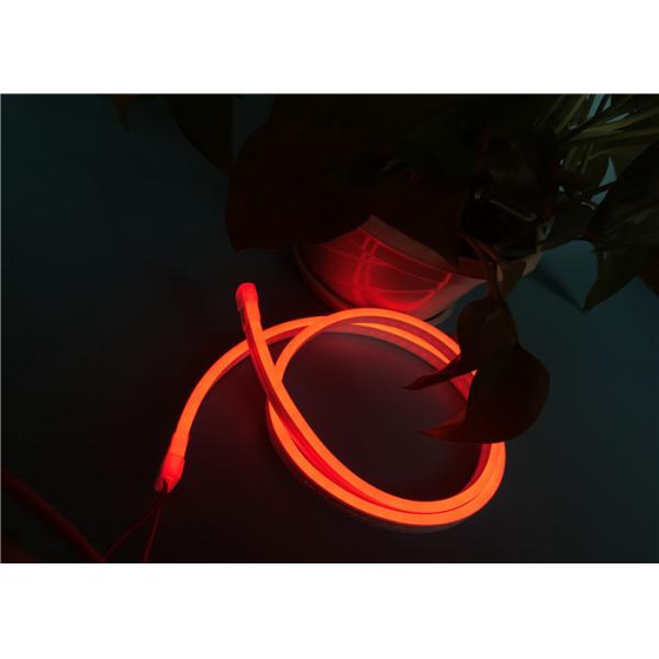 Red Color 12Volt LED Flex Neon Light With Silicone Materials For Car Lighting