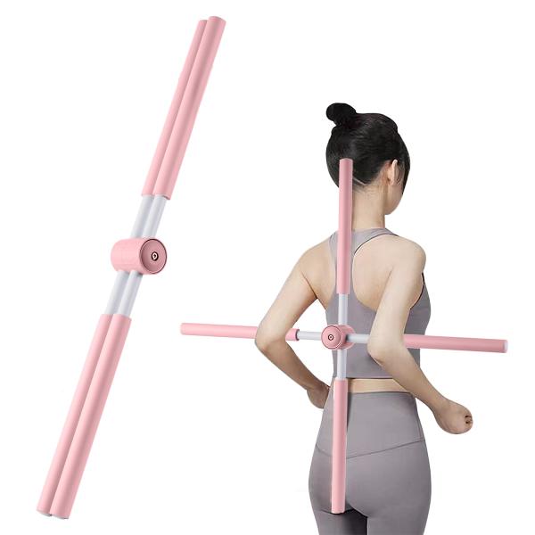 Fitness Adjustable Retractable Yoga Opening Body Stick Back Stretching Tool Posture Corrector Pole Stick Posture Corrector Stick