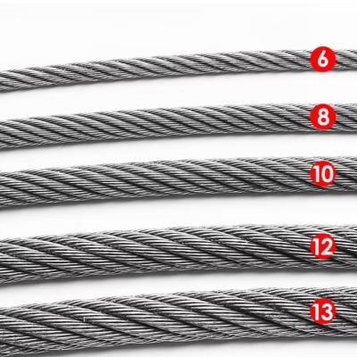 12mm Marine Wire Rope Galvanizing High Carbon Triple Strand Twisted Steel Wire Rope