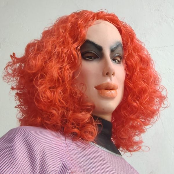 Latex Fantasy Mask for Theatrical Use - One Size Fits Most and Lightweight at 280g