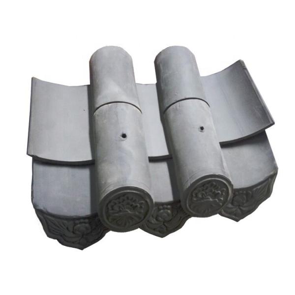 Chinese House Landscape Decoration Material Gray Clay Roof Tiles