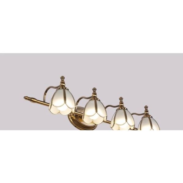 LED American vanity Mirror Headlight multicolor mirror cabinet Glass Wall lamp mirror wrought iron lamps (WH-MR-71)