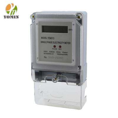 YEM313DS Factory Single Phase Digital Electronic Watt Hour Energy Meter