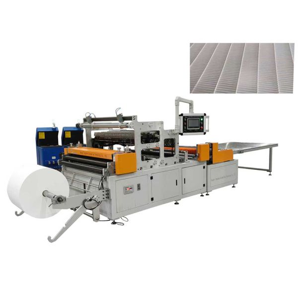 Auto Gluing Equipment for 300mm HEPA Mini Filters Fiberglass Pleating Manufacturing Line