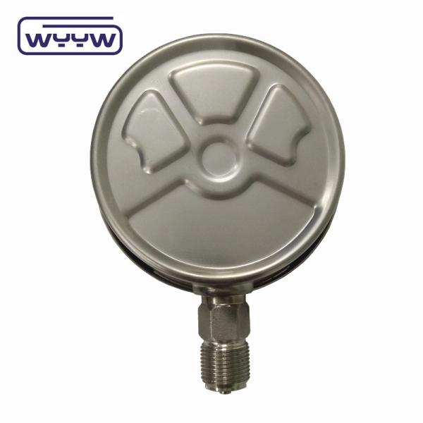 Vertical Connection Silicone Stainless Steel Glycerin Filled Pressure Gauge Manufacturers