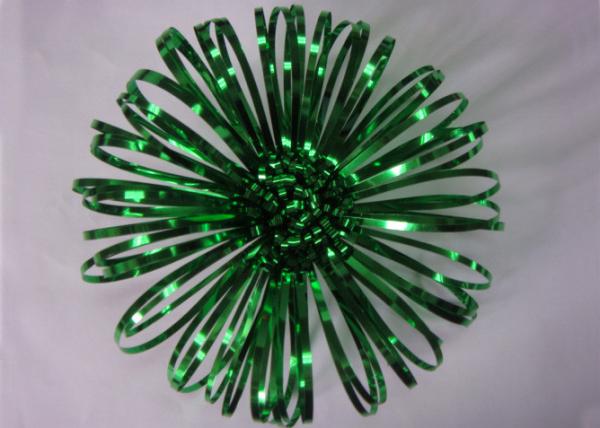 5 Luxury Fancy bows for New Year decoration , hand made PET Firework Bow