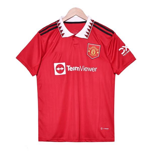 Manchester United 2022-23 Season Home Fan Version Jersey Support Group Customized Printing Number