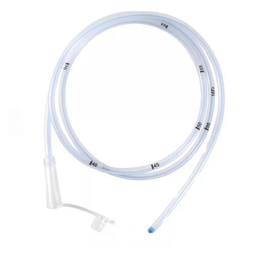 Tubo nasogástrico de silicone de qualidade médica e tubo de alimentação ou tubo estomacal para cirurgia de anestesia