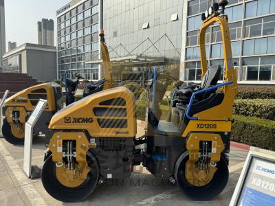 vibratory 2.8 Ton XCMG XD120S road roller equipment Lightweight