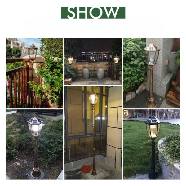 LED Solar Garden Light With High Efficiency Weather Resistant Fast Charging for Patio & Garden