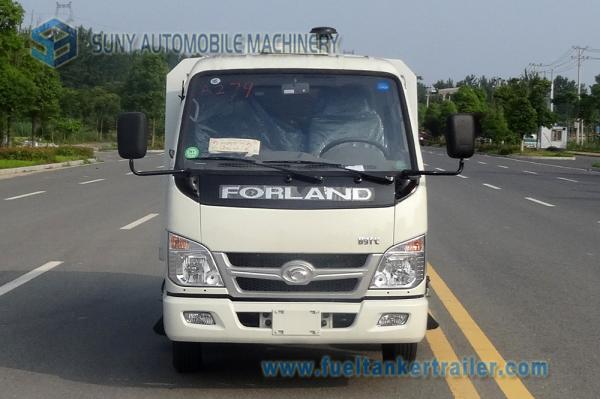 Forland 90hp LHD RHD Road Cleaning Truck Four Brushes Suction Sweeper Vehicle 2.5M3 Mini Street Sweeper Truck For Factor