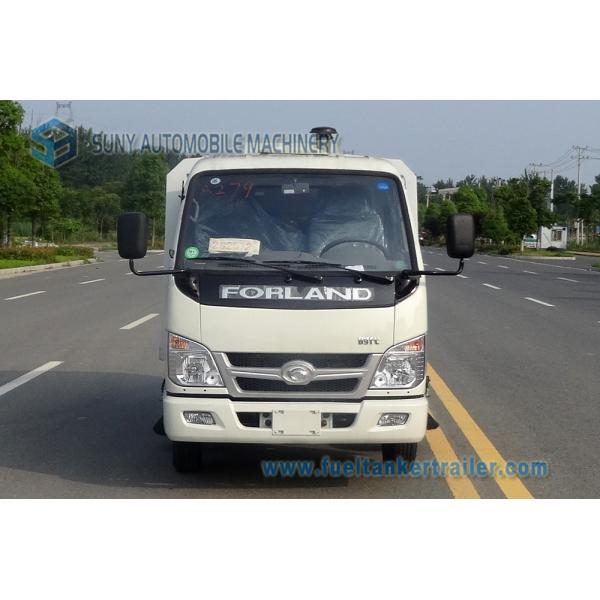 Forland 90hp LHD RHD Road Cleaning Truck Four Brushes Suction Sweeper Vehicle 2.5M3 Mini Street Sweeper Truck For Factor