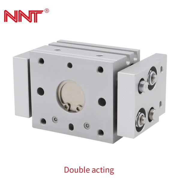 NNT  Cylinder Pneumatic Finger Gripper , Aluminum 2 Finger Robot Gripper
