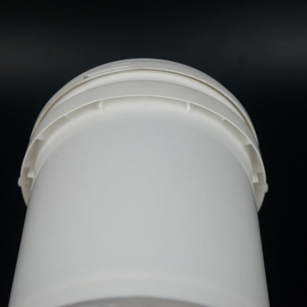 Белизна ведра ведра качества еды пластиковая вокруг 3 литров