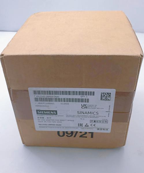 6SL3162-2BM00-0AA0 Original Siemens DC Link Rectifier Adapter 35-95mm2 DC Bus Incoming