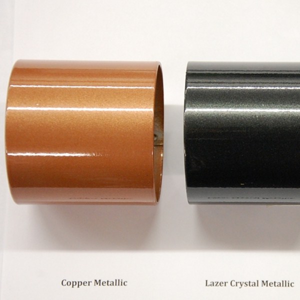 High Stability Epoxy Polyester Powder Coating , Black Metallic Powder Coat