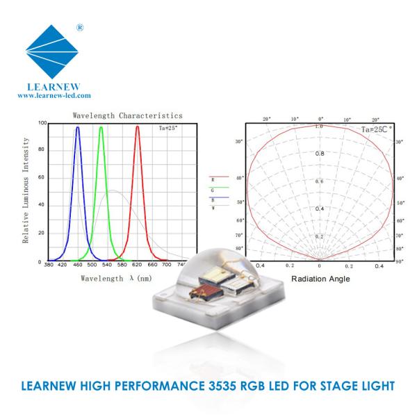 обломок СИД наивысшей мощности 3W SMD 3535 RGB 350mA 120DGE для света этапа СИД