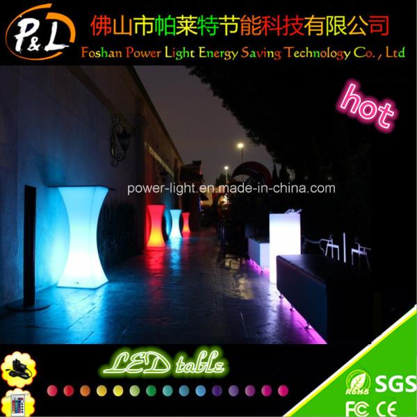Color Changing Illuminated Bar Event Table