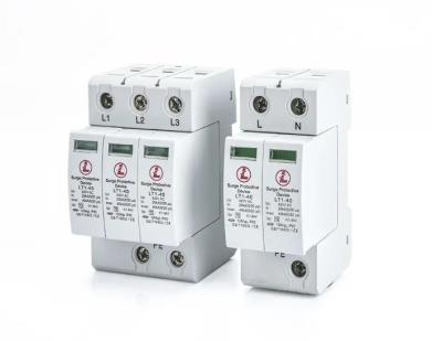 T1 3 Pole AC Spd Electrical Device 280V Lightning Surge Protector 1P+N
