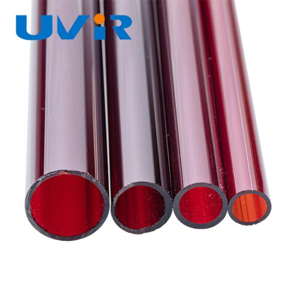 Tubo Infrarrojo de Cuarzo Rubí 10-19mm para Lámparas de Calor